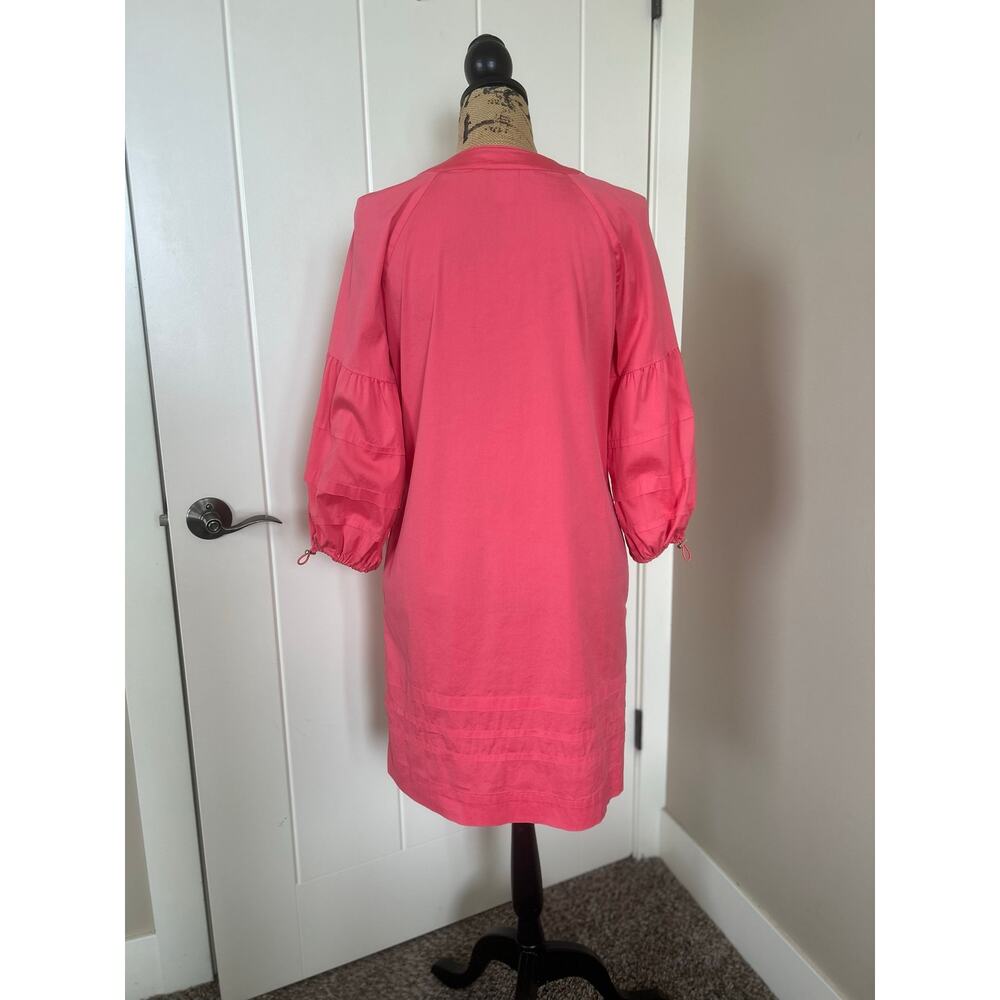 Chico’s Poplin Calypso Coral A Line Dress/Coverup Size 0 - Picture 6 of 9